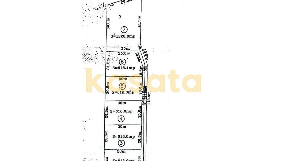 Teren de Vânzare 618 Mp. cu deschidere la strada Eugen Barbu-Mogoșoaia - Schiță 6