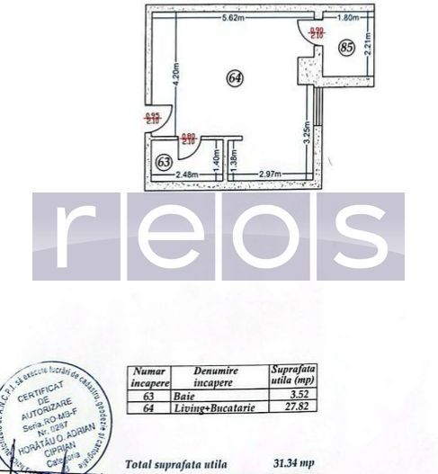 VANZARE GARSONIERA | 35MP | ZONA PIATA ALBA IULIA - Poză 6