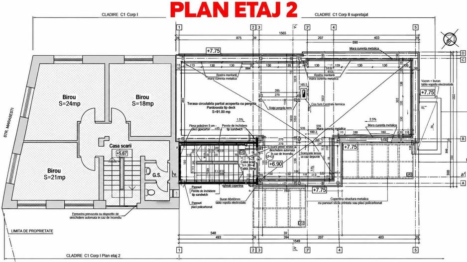 INCHIRIERE - Clădire de birouri mobilată și utilata 544 mp + 300 mp depozite, 5 parcări – Mărăști, zonă semicentrală - Poză 5