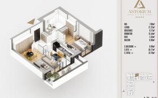 AP 2CAM DECOMANDAT-BLOC PREMIUM FINALIZAT/ ASTORIUM. COMISION 0%! - Poză 2