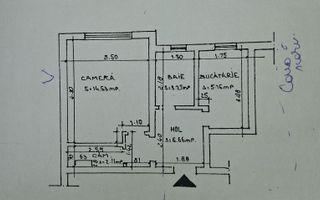 Apartament 1 cameră, 31 mp, Tomesti, Iasi - 55.900 € negociabil - Poză 1