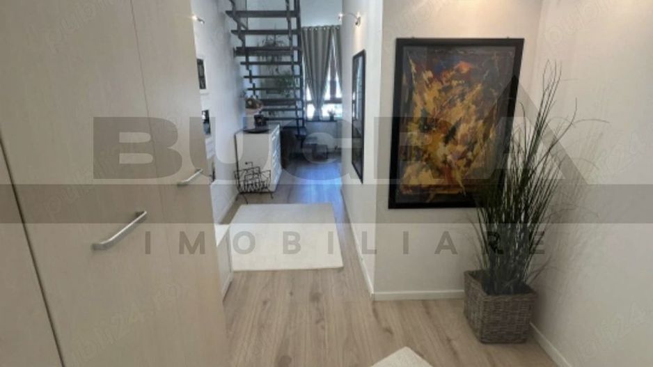 Penthouse de 170mp, terasa de 26mp, mobilat modern, zona Nobori - Poză 9