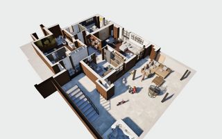 PENTHOUSE 3 CAMERE – 91 mp + 2 TERASE 191 mp | LA CHEIE | Calea Surii Mici - Schiță 10