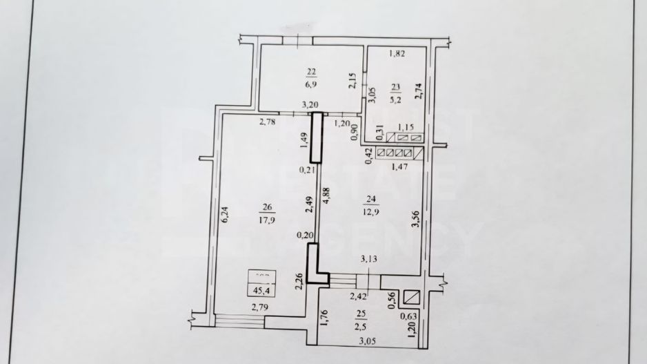 Vânzare, apartament, 1 cameră, strada Regina Elisabeta, Durlești - Poză 2