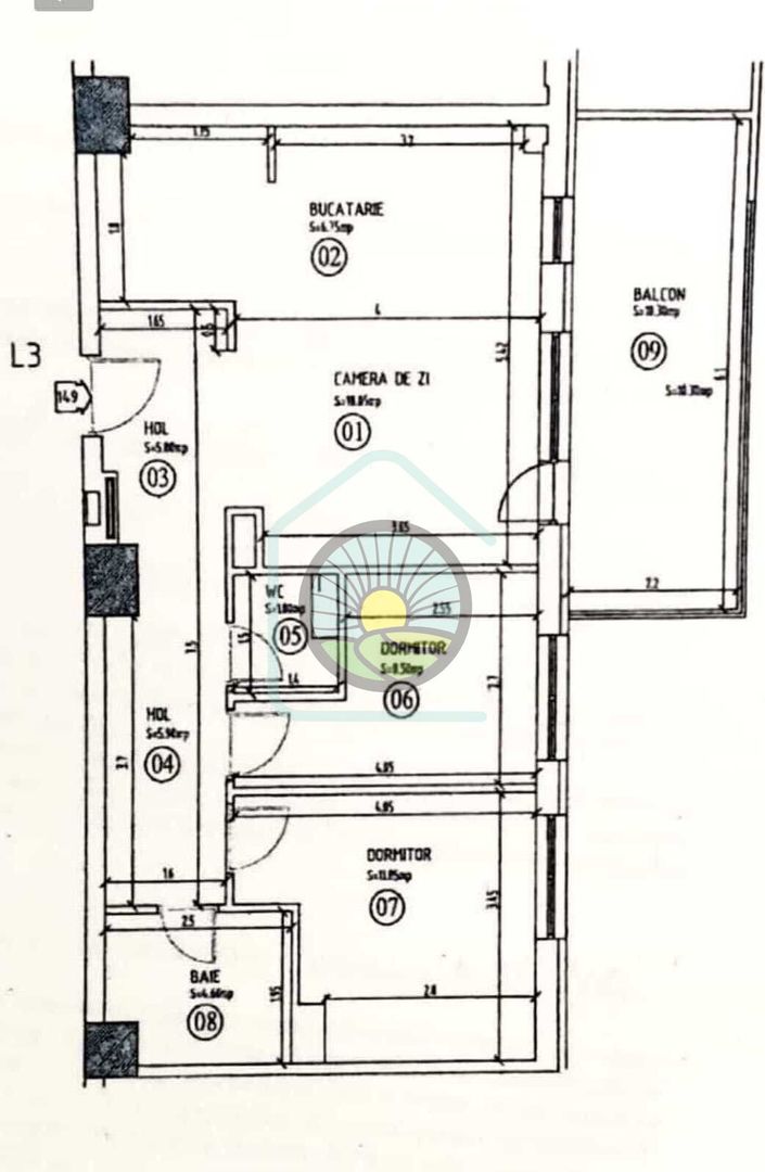 Apartament 3 camere Brasov-PRIVILEGIO cu PARCARE SUBTERANA - Poză 15