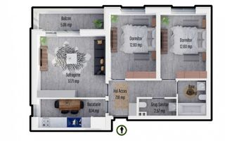 Apartament 3 camere decomandat - Militari Residence - Poză 1