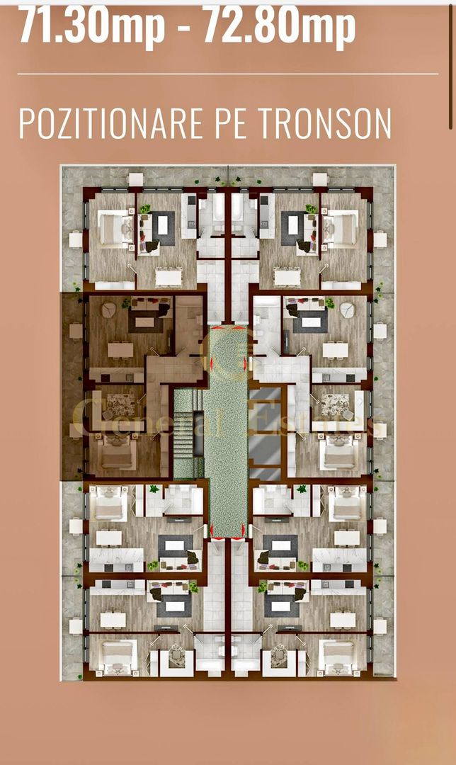 Vânzare apartament cu 2 camere în Complexul Rezidențial Copou Garden - Poză 5