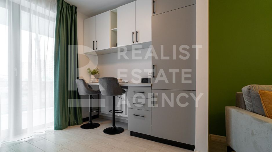 Apartament cu 2 camere + birou, mobilat, parcare și TVA inclus în preț - Poză 4