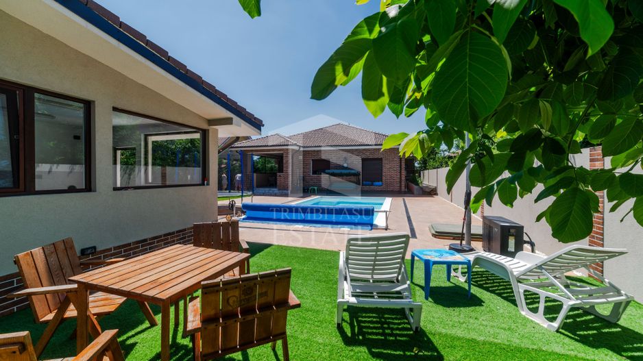 Casa pe parter premium cu piscina in Chisoda independenta energetic - Poză 4