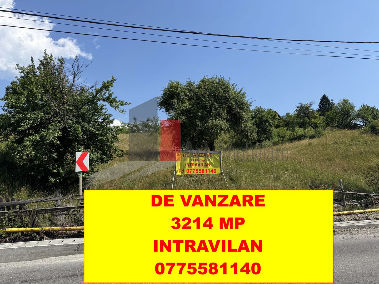 Teren intravilan 3214 mp  în Rucăr cu deschidere 56 m în DN73 - Poză 8