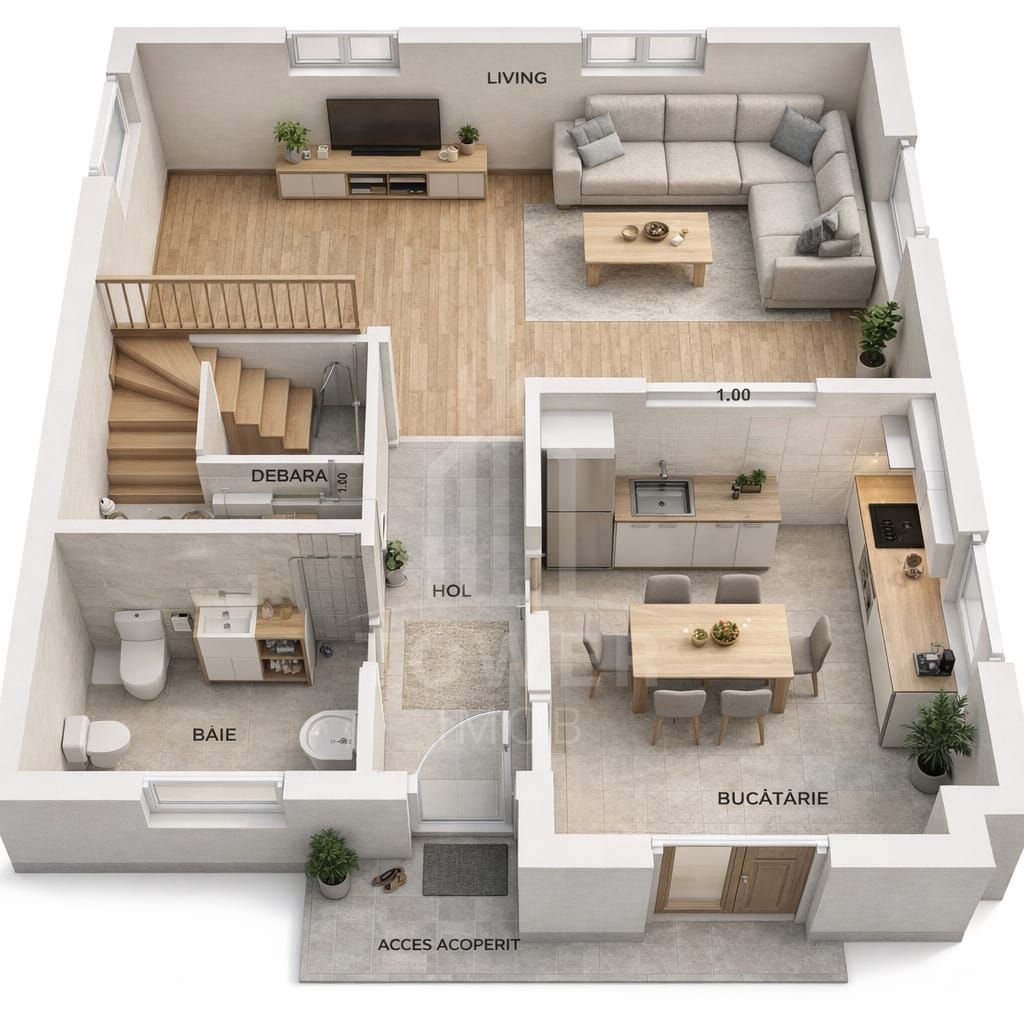 Duplex de vânzare – Șelimbăr | Construcție solidă | 120 mp utili - Poză 1