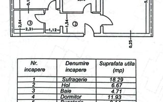 Apartament cu 2 camere (modificat in 3 camere), VASLUI - zona Nord; - Poză 11