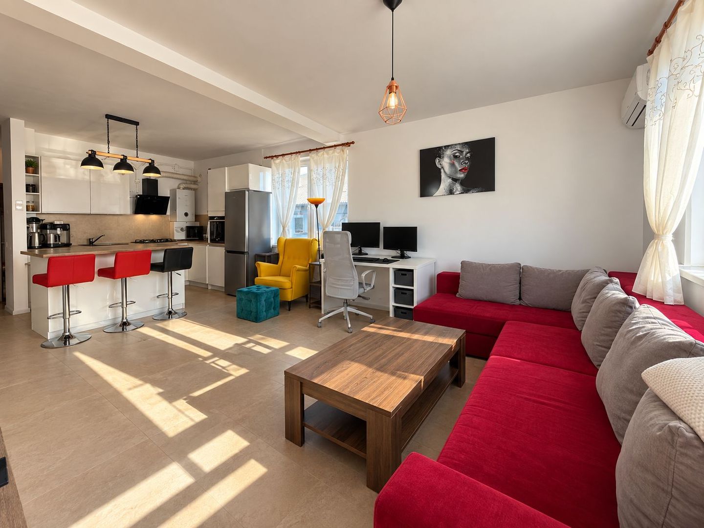 Dumbrăvița | 3 Camere | 76,6 mp | Grădină 46.5 mp | 2 Băi | Dressing | 2 Parcari - Poză 1