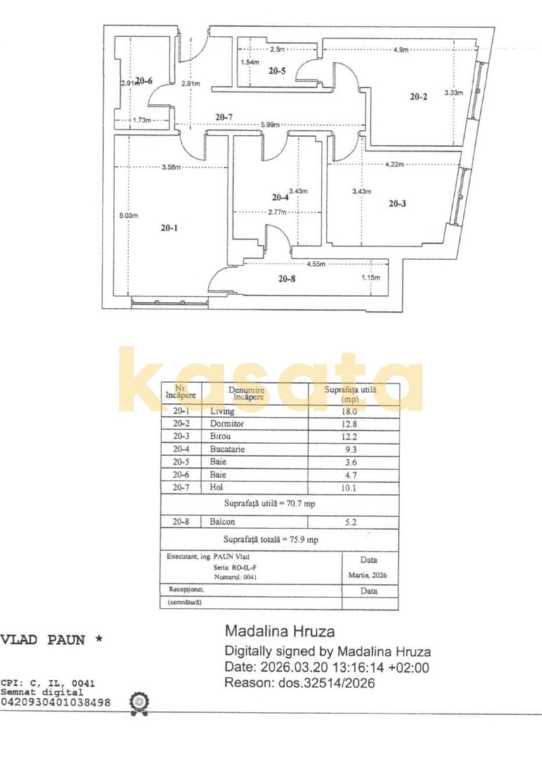 3 camere / Theodor Pallady / Panouri fotovoltaice / Loc parcare inclus - Poză 19