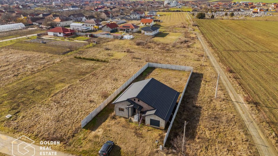 Casa noua pe un nivel, la gri, Mandruloc, comision 0% - Poză 3