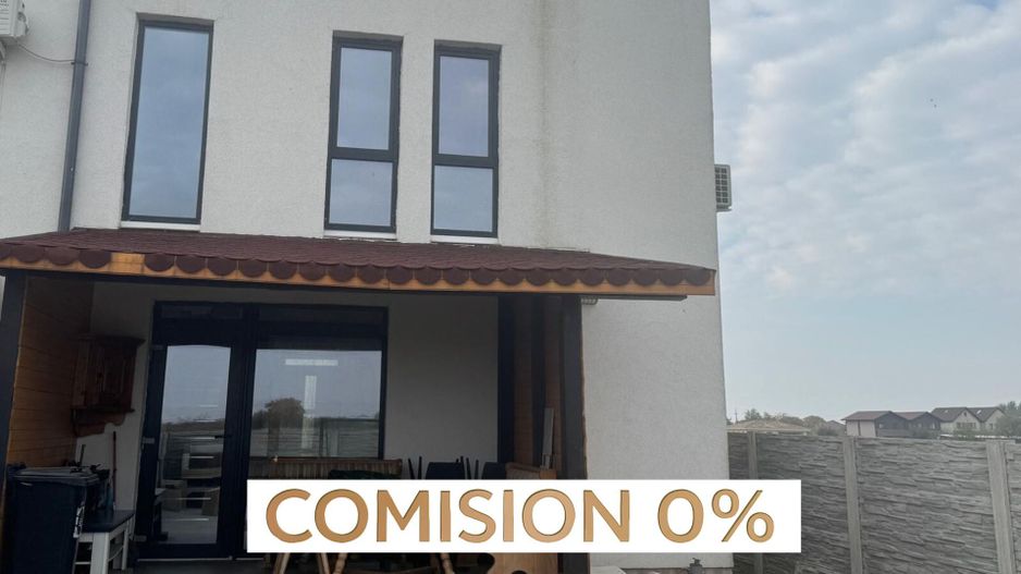 Comision 0% Casă înșiruită modernă, 91 mp utili, 2 dormitoare, 2 băi, curte - Poză 2