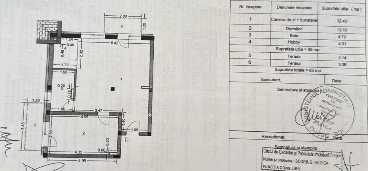 2 camere - 63mp - mobilat - utilat - bloc nou - parcare - Subcetate - Poză 8