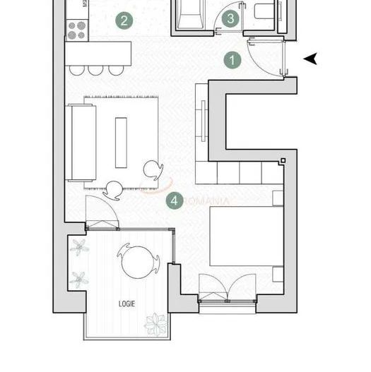 Apartament 2 camere premium, Avalon Estate, Prima inchiriere - Poză 8