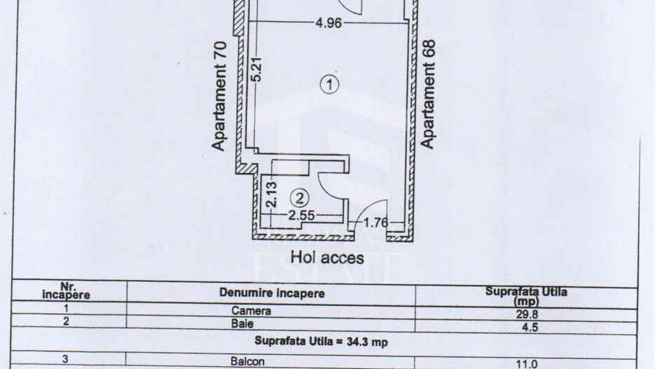 Studio cu vedere la mare și lac | Casa del Mar | Mamaia Nord - Schiță 11