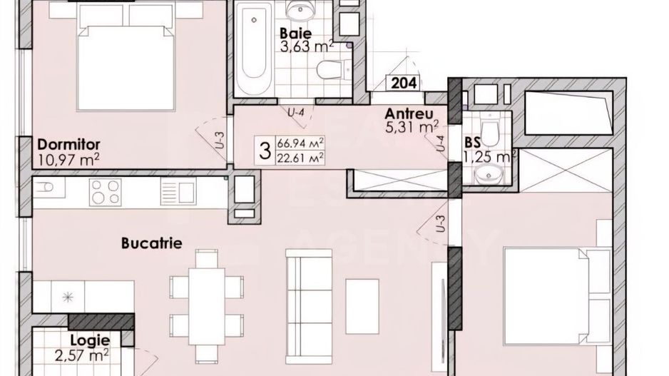 Vânzare, apartament, 3 camere, strada Cuza Vodă, Botanica - Poză 9