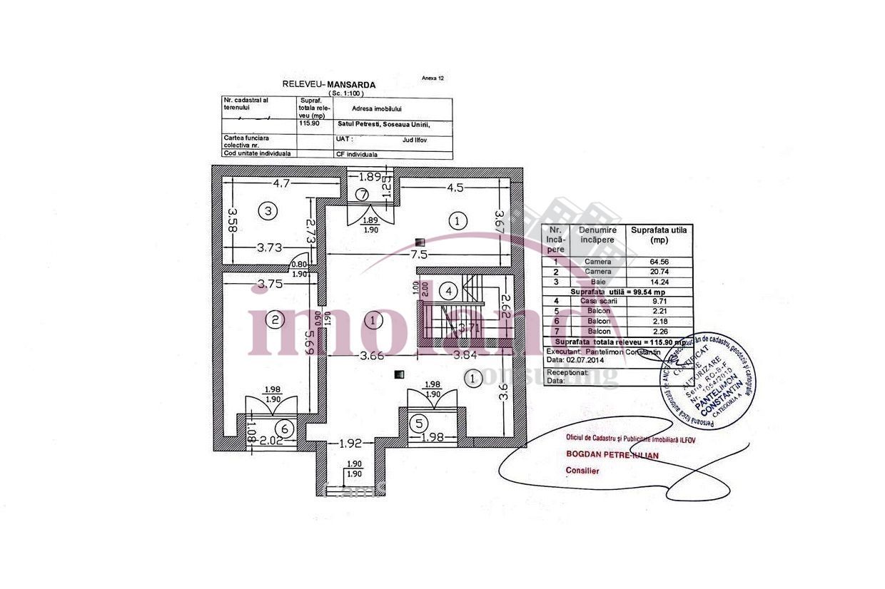 Vila - 8 camere - inchiriere - Corbeanca - Schiță 16