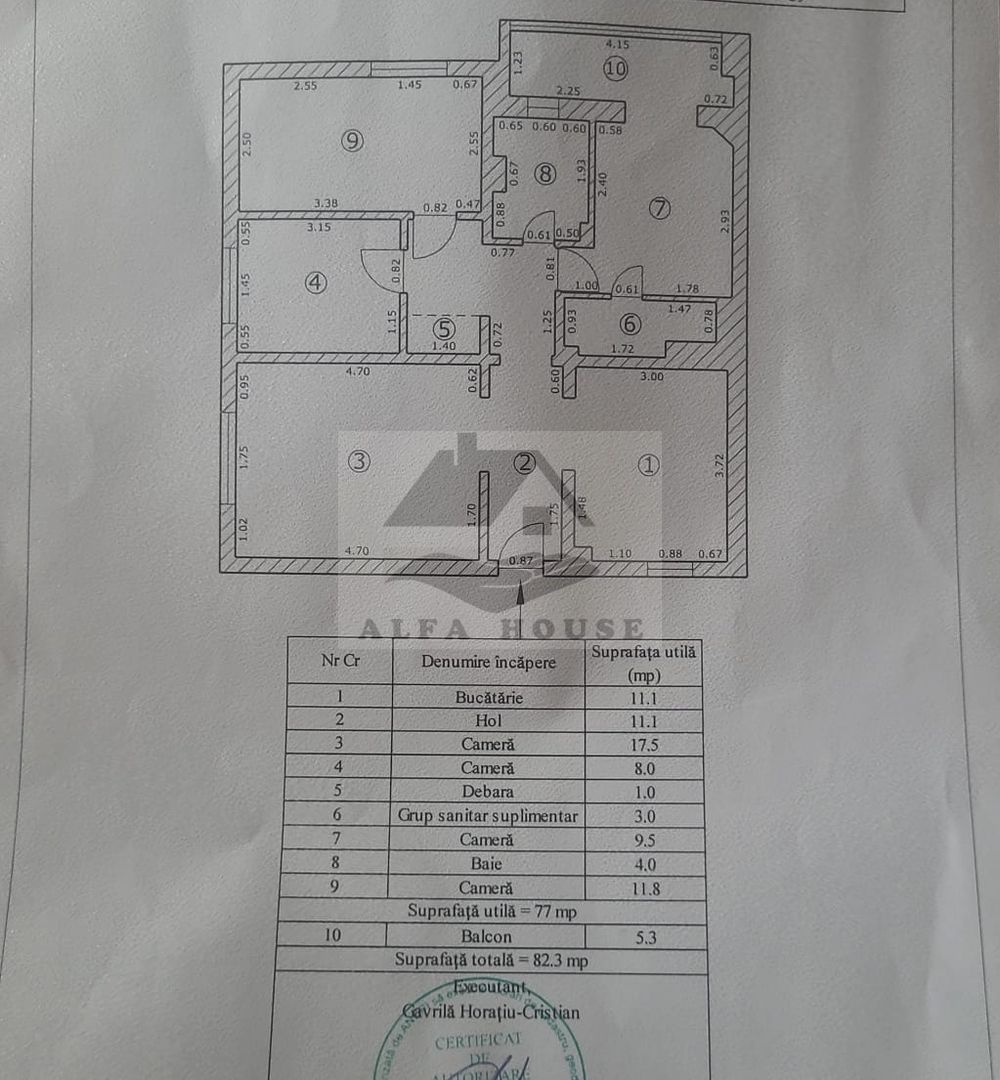 Apartament cu patru camere, zona Tractorul 90 mp - Poză 8