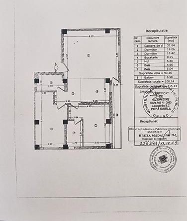 De vânzare 3 camere spațios, bloc tip vilă 2010, Ștefan cel Mare/Obor - Poză 12