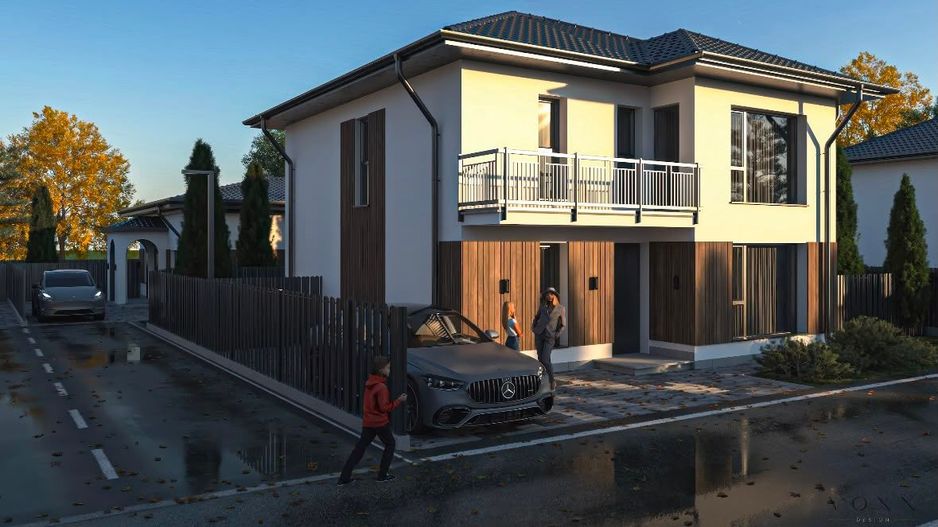 Panouri fotovoltaice! Vila construita cu etaj si spatii depozitare - Poză 1