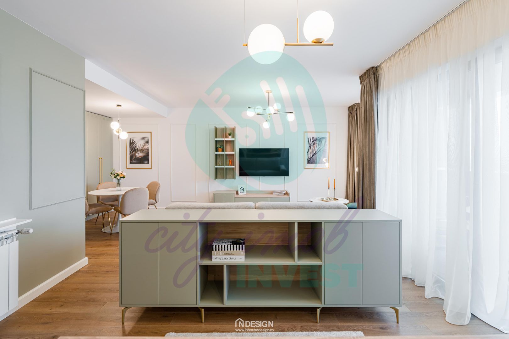 2 camere cu design modern - PRIMA INCHIRIERE - Poză 3