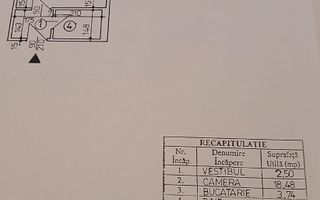 Garsonieră semidecomandată – Metrou Dristor, 1 minut de mers pe jos - Schiță 6