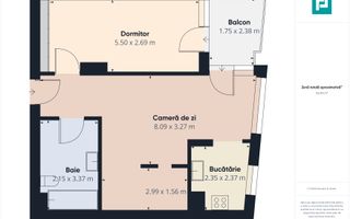 Apartament 2 camere - Complexul Rezidențial ARED - Poză 9