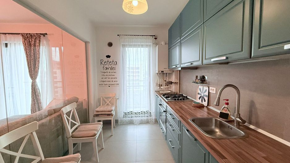 APARTAMENT DE LUX 2 CAMERE MOBILAT & UTILAT BLOC NOU GROZAVESTI METROU - Poză 4