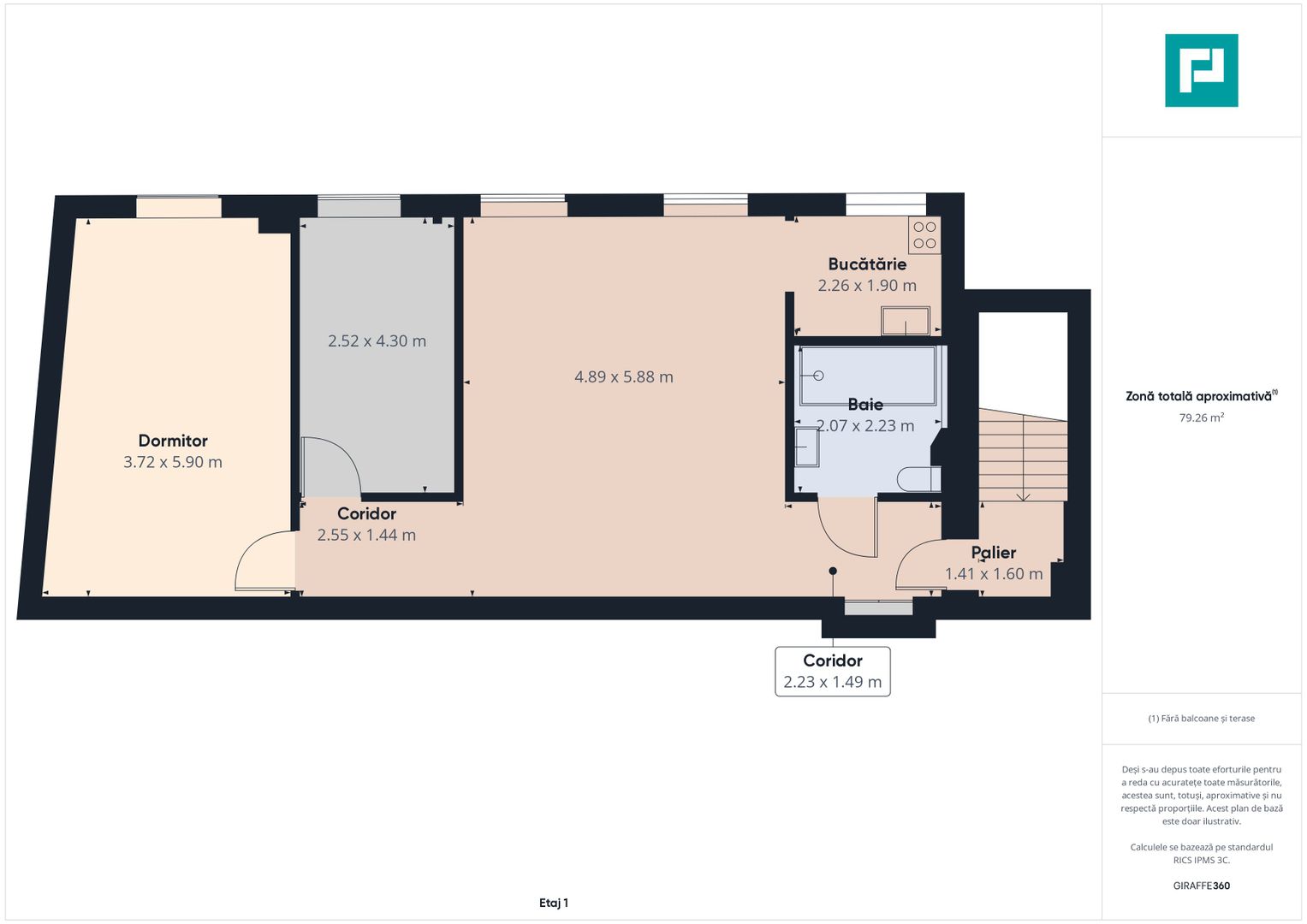 Apartament 3 camere premium, Bulevardul Revoluției - Poză 11