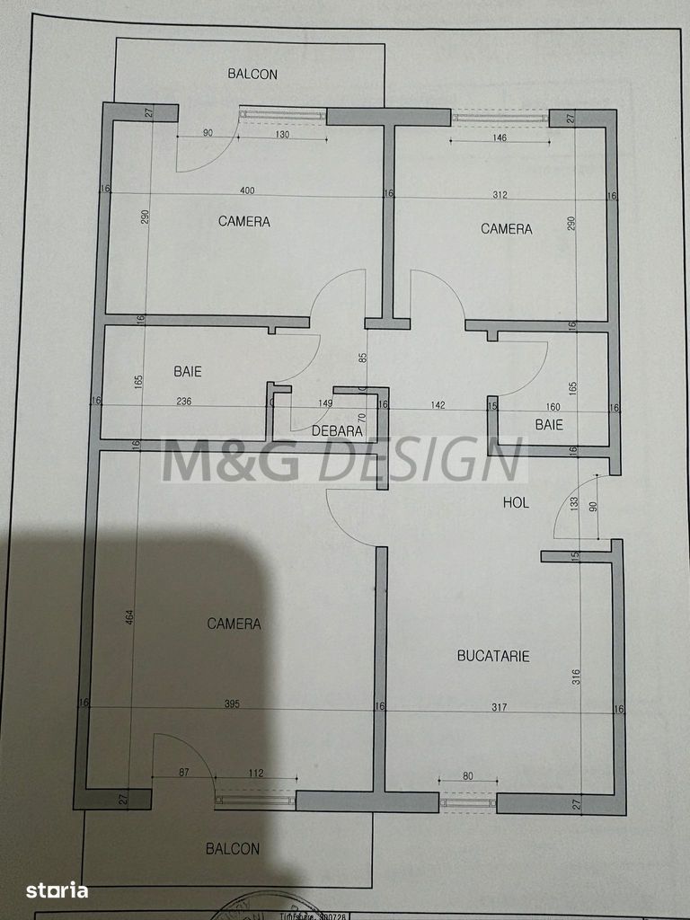 3 camere - 2 bai - 2 balcoane Parcul Bucovina - Poză 1