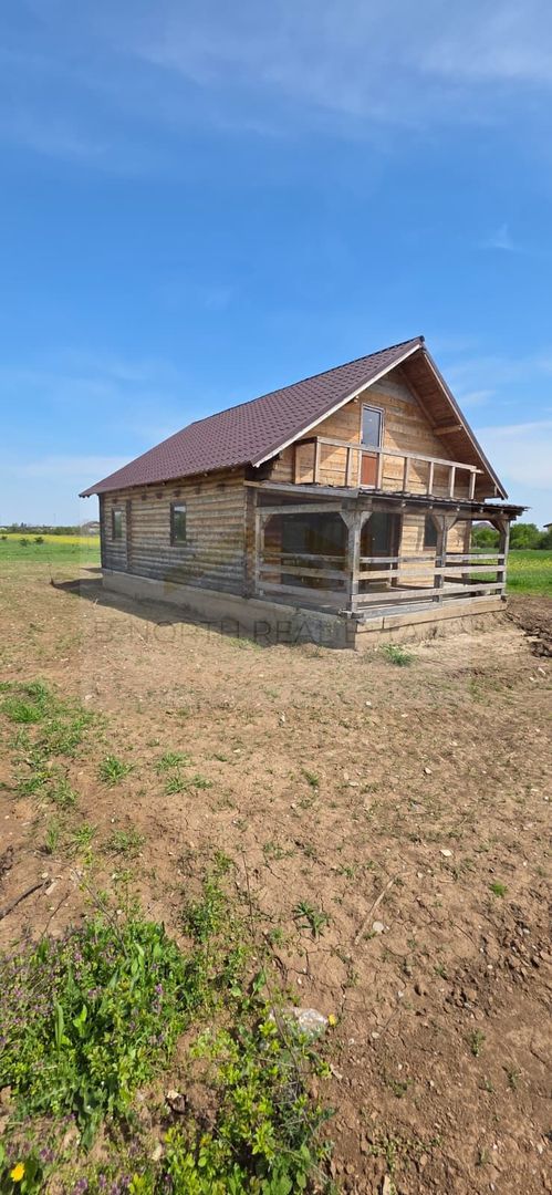 Cabana de vânzare din lemn masiv Mihăilești | 400 mp teren -Potențial investiție - Poză 4