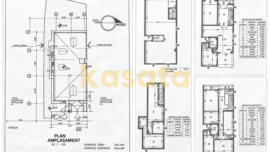VILA DE INCHIRIAT | PRETABIL CLINICA | EDUCATIONAL | MIHAI BRAVU - Schiță 23