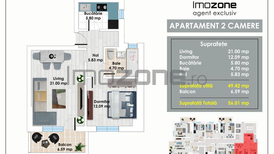 2 Camere, Bloc Nou, pe Valea Cascadelor, langa Metrou, la 3 min de Autogara - Poză 2