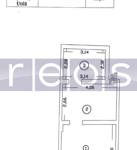 VANZARE 2 CAMERE | 35 MP | RENOVAT | ZONA ULTRACENTRALA – PIATA VICTORIEI - Schiță 8