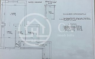 Apartament cu 2 camere de vanzare in zona Republicii, Central, Oradea - Schiță 14