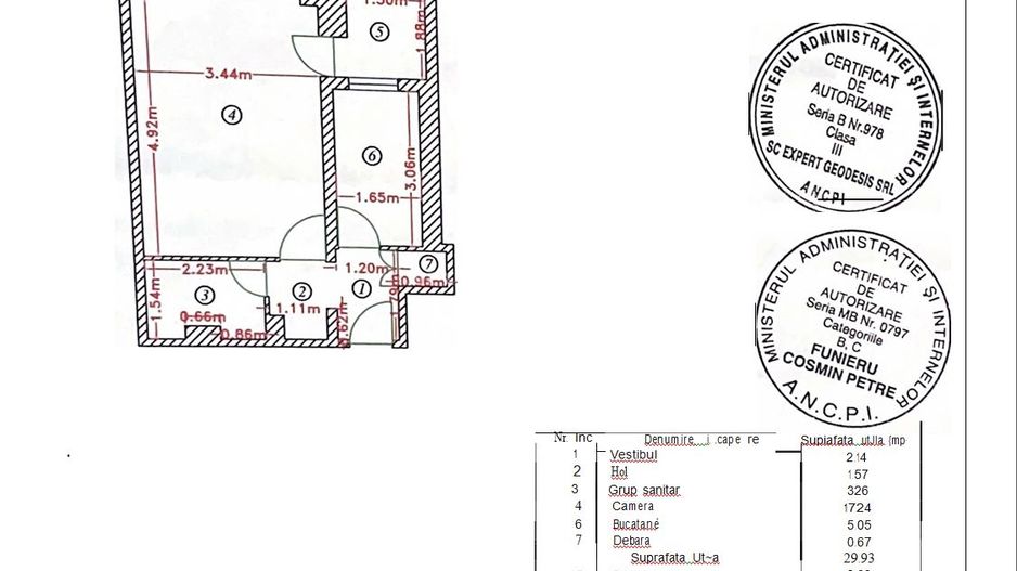 Garsoniera Sebastian - Rahova - Schiță 12