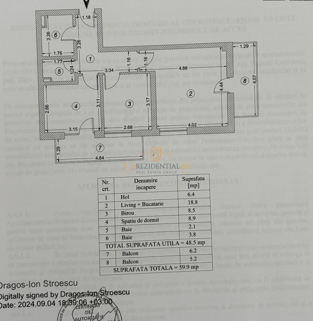 MUTARE RAPIDA! Apartament 3 camere, 60mp, acces facil Metrou Berceni - Poză 9