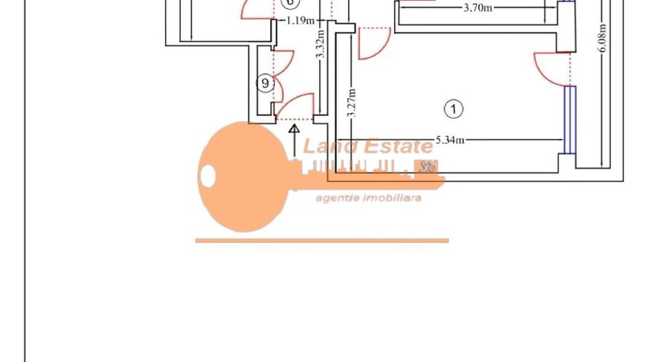 3 camere deocmandat-Drumu Taberei (5min metrou Valea Ialomitei) - Schiță 9