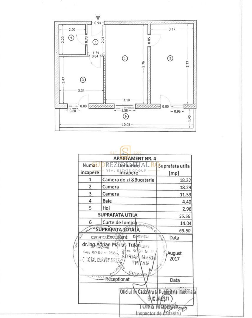 Apartament 3 camere, complet mobilat si utilat, Sector 5, Rahova - Schiță 8
