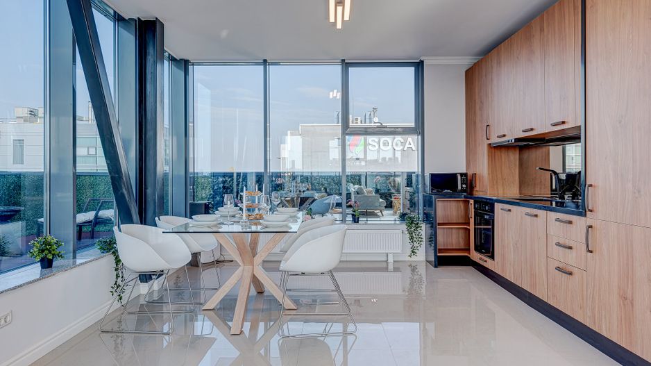 Penthouse cu design newyorkez și terasă de 42 mp | Herăstrău–Aviației - Poză 3