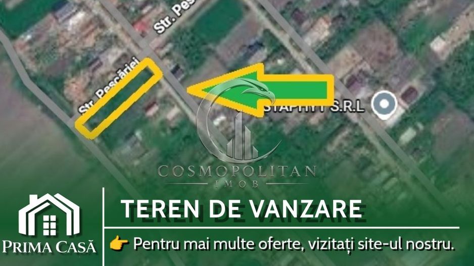 Teren intravilan in comuna Stalpu/BZ ~ S=1440mp ~ deschidere pe 3 laturi ~ - Poză 1