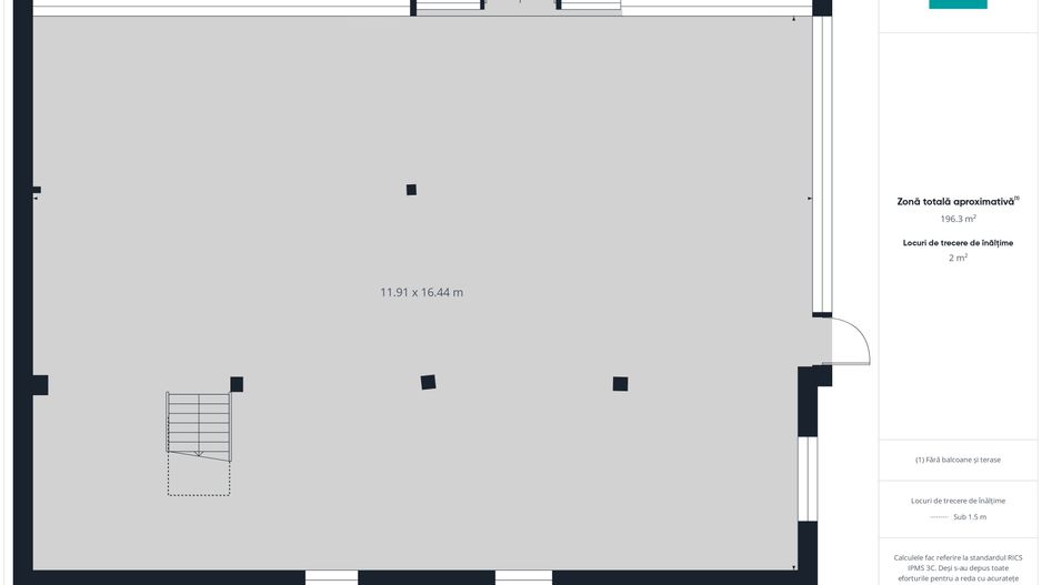 Spațiu comercial 200mp + 90mp mansarda - Cantemir - Poză 8