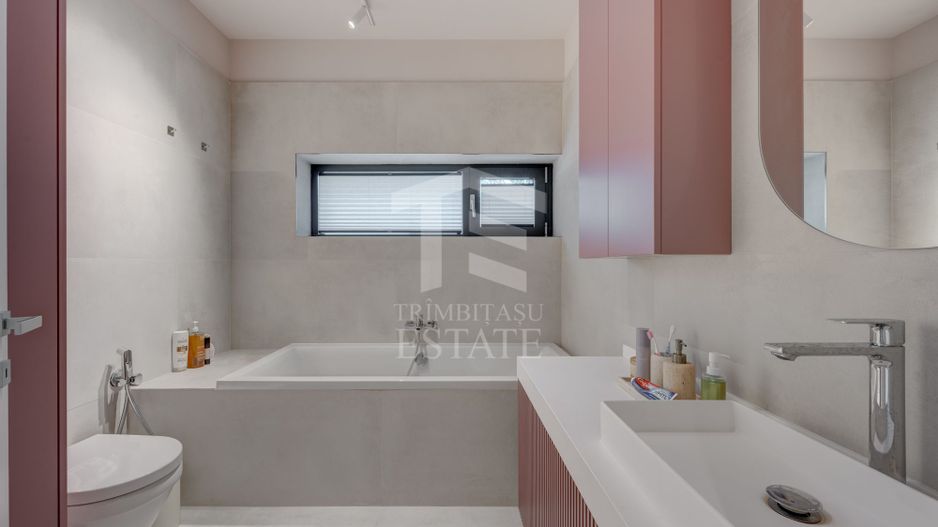 Duplex mobilat utilat,gradina, Tunari parc - Poză 14