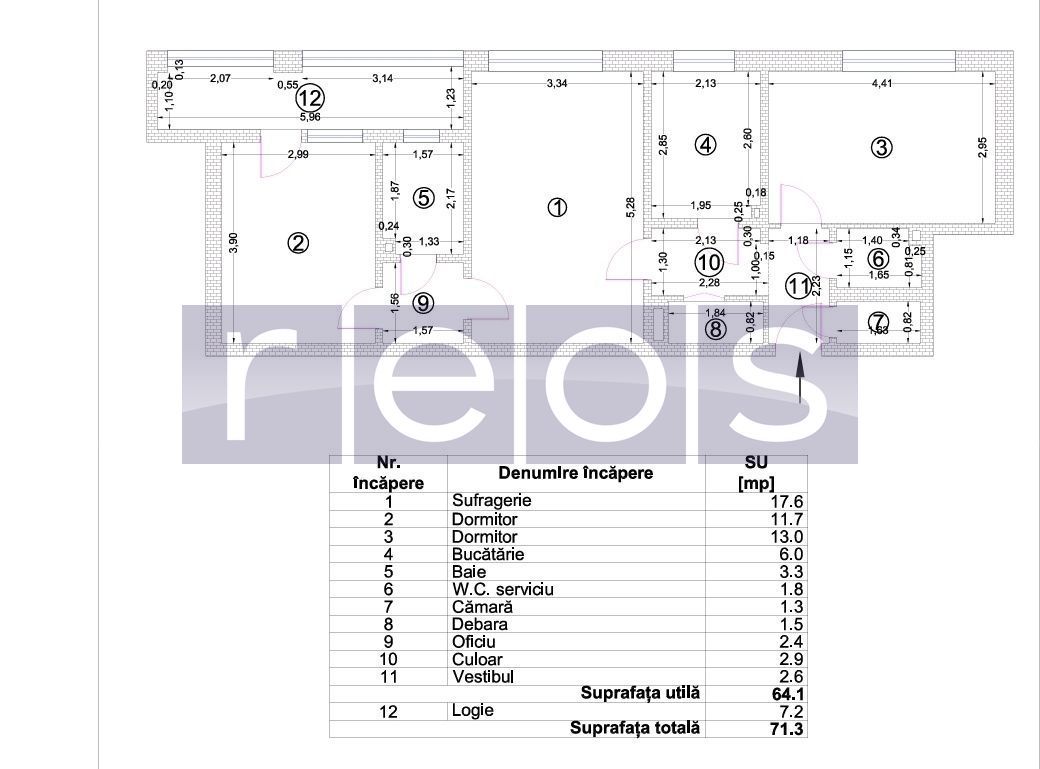 VANZARE 3 CAMERE SEMIDECOMANDAT - PARC  IOR - Poză 3
