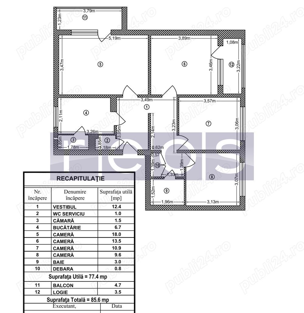 De vanzare apartament decomandat 4 camere zona Apsului - Militari - Poză 15