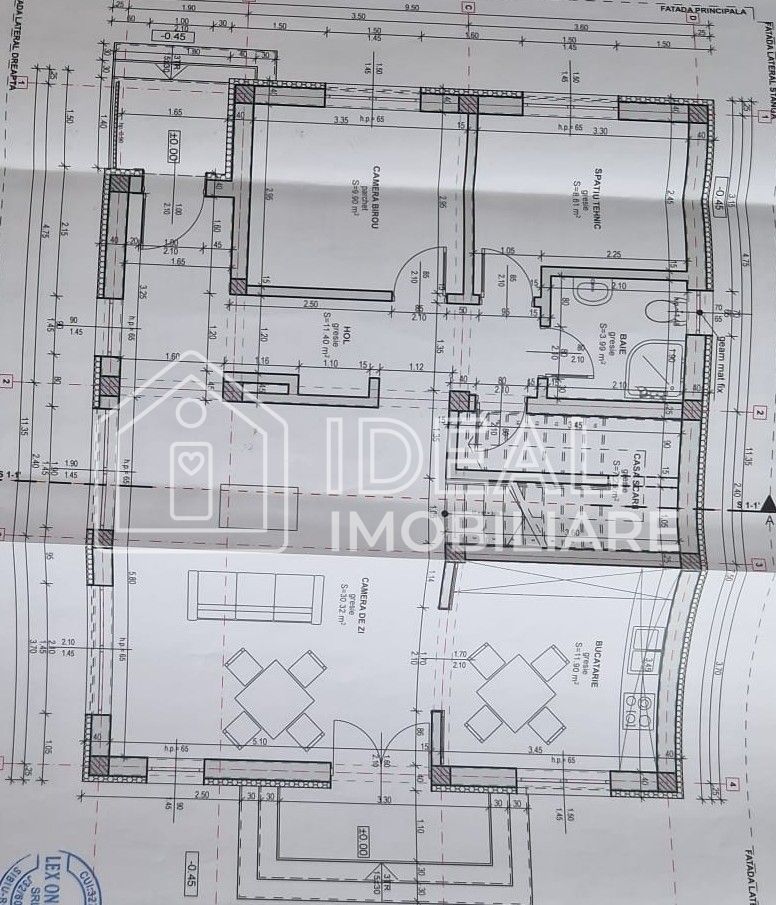 Casă Individuala cu 5 camere, si 500 mp de curte, cartierul Primaverii - Schiță 14